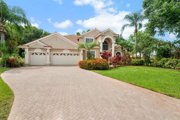 Attached, Backyard, Exterior, Facade, Mediterranean