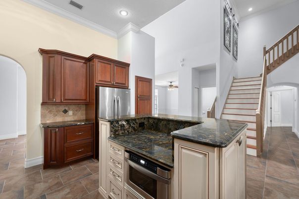 Interior, Kitchen, Recessed Lighting, Stainless Steel Appliances