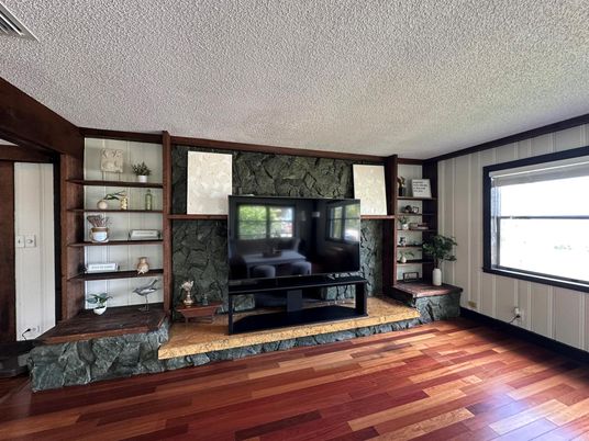 Fireplace, Interior, Wood Texture Flooring