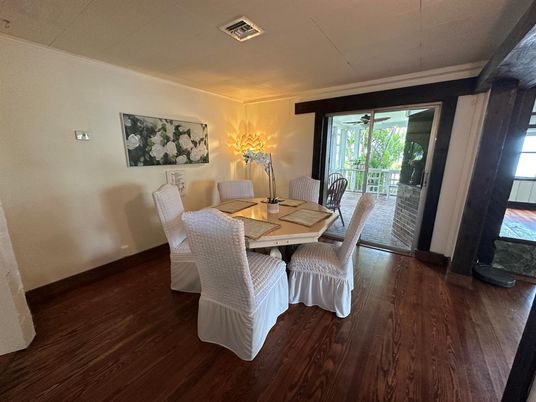 Dining room, Interior, Wood Texture Flooring