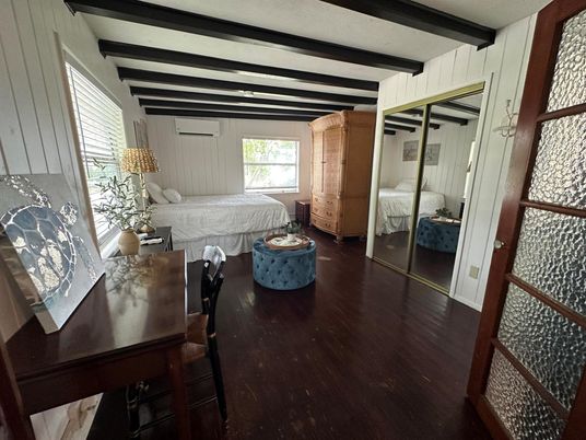 Bedroom, Interior, Wooden Beams, Wood Texture Flooring