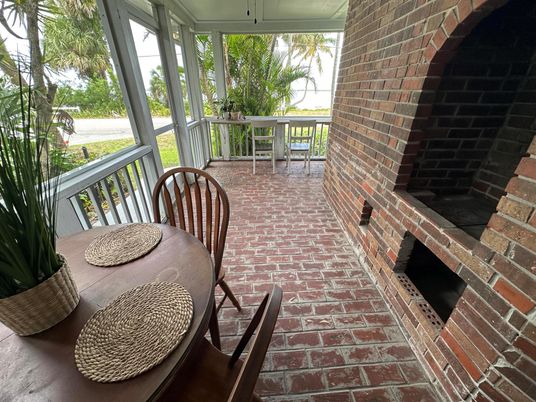 Interior, Stone Walls, Sun Room