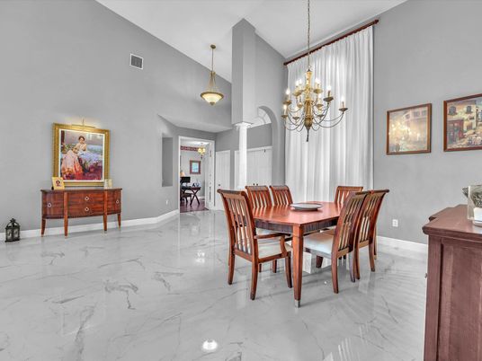 Chandelier, Dining room, Interior, Marble, Pendant Lights