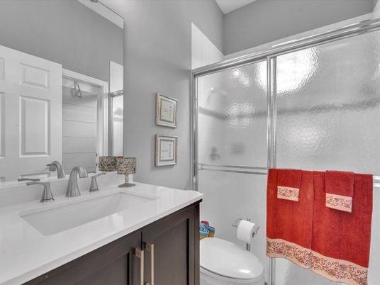 Bathroom, Glass Shower, Interior