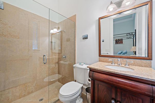Bathroom, Glass Shower, Interior