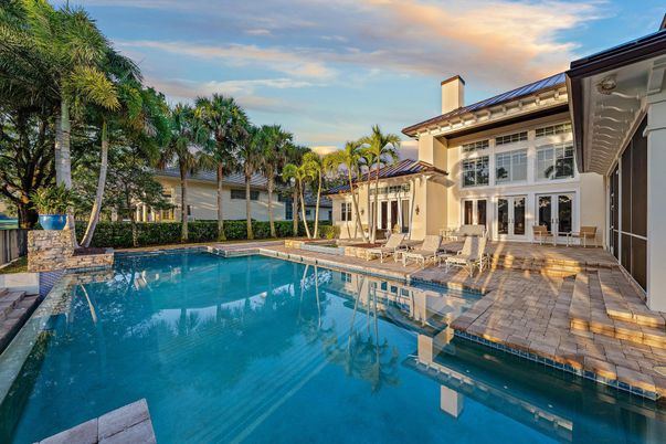Exterior, Pool, Solar Panels