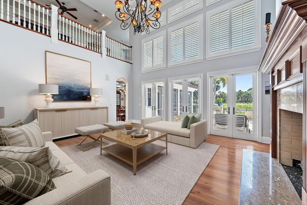 Chandelier, Interior, Living room, Wood Texture Flooring