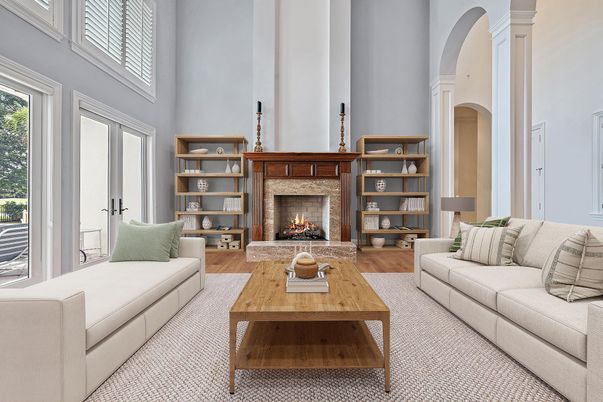 Fireplace, Interior, Living room, Wood Texture Flooring