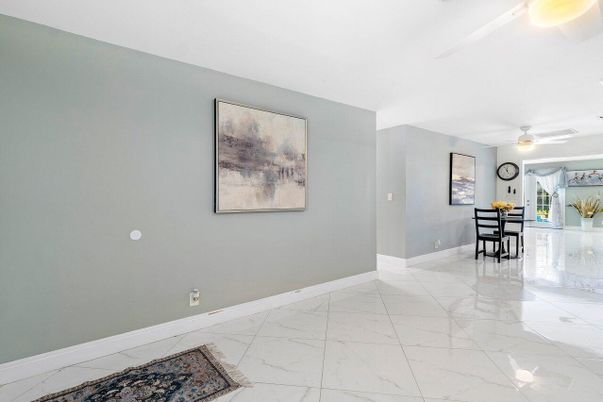 Dining room, Interior, Marble