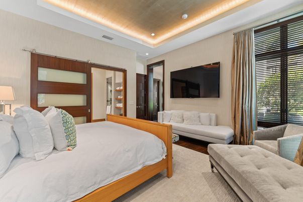 Bedroom, Interior, Recessed Lighting