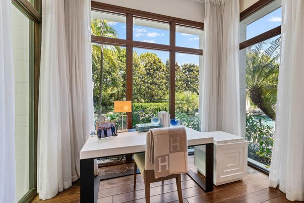 Home Office, Interior, Wood Texture Flooring