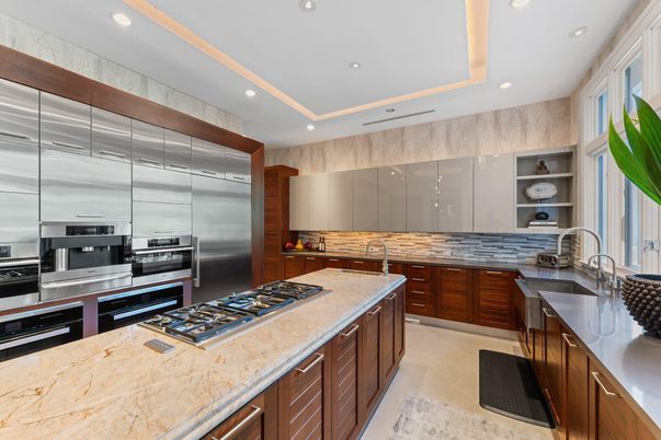 Interior, Kitchen, Recessed Lighting, Stainless Steel Appliances