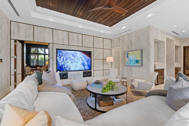 Interior, Living room, Recessed Lighting