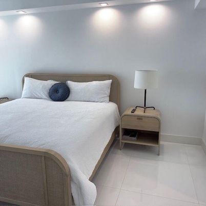 Bedroom, Interior, Recessed Lighting