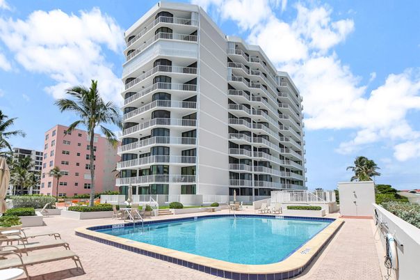 Exterior, Facade, Pool, Condo Building