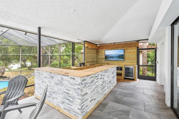 Interior, Sun Room, Wooden Walls