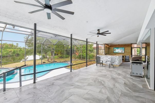 Glass Ceilings, Interior, Pool, Sun Room