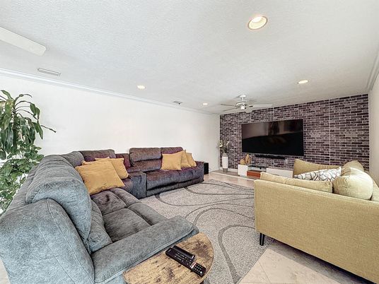 Interior, Living room, Recessed Lighting