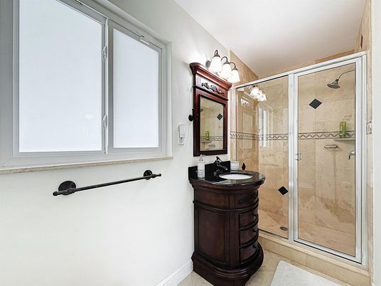 Bathroom, Glass Shower, Interior