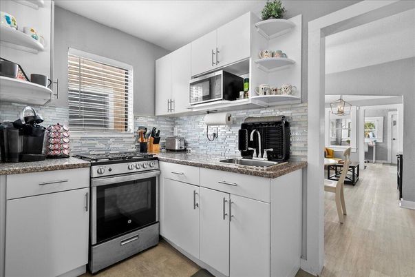 Interior, Kitchen, Wood Texture Flooring