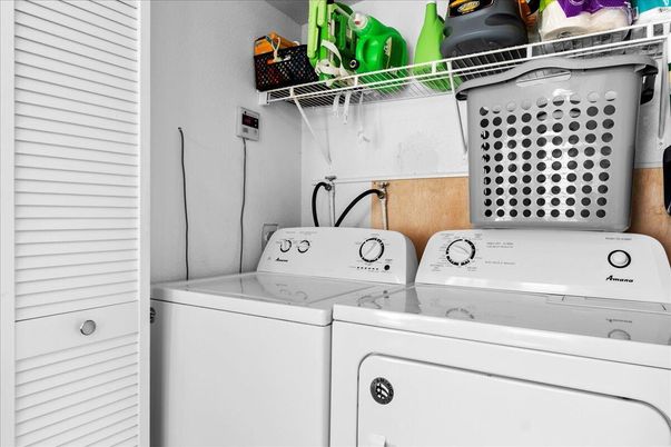 Interior, Utility Closets, Washer