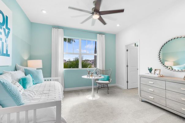 Bedroom, Interior, Recessed Lighting
