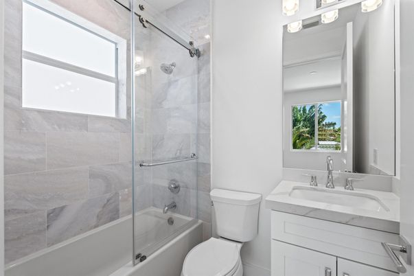 Bathroom, Glass Shower, Interior