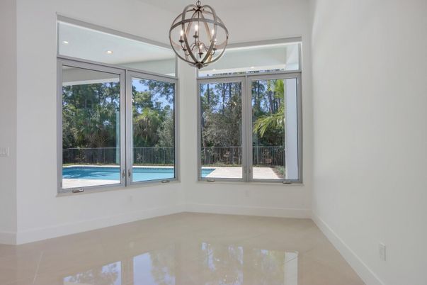 Chandelier, Empty room, Interior, Recessed Lighting