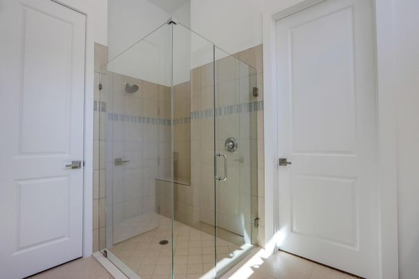 Bathroom, Glass Shower, Interior