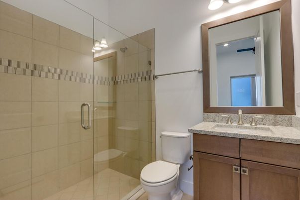 Bathroom, Glass Shower, Interior