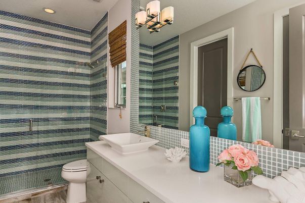 Bathroom, Interior, Recessed Lighting
