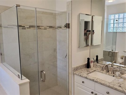Bathroom, Glass Shower, Interior