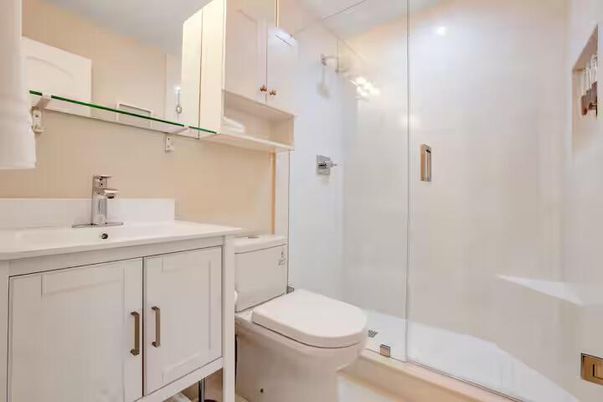 Bathroom, Glass Shower, Interior