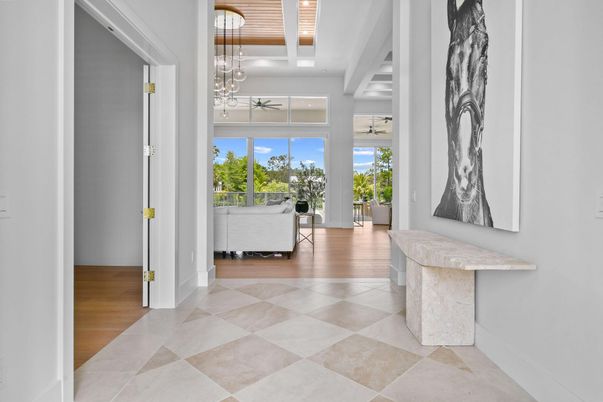 Chandelier, Interior, Wood Texture Flooring