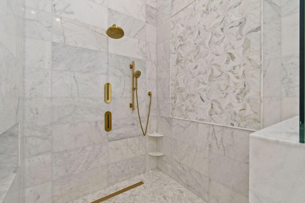 Bathroom, Interior, Marble Walls