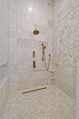 Bathroom, Interior, Marble Walls