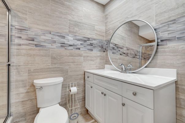 Bathroom, Interior, Wood Texture Flooring