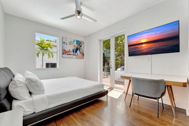 Bedroom, Interior, Wood Texture Flooring