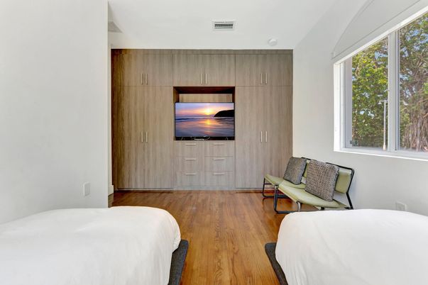 Bedroom, Interior, Wood Texture Flooring