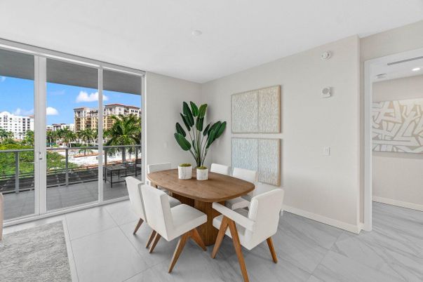 Dining room, Interior, Marble, Recessed Lighting