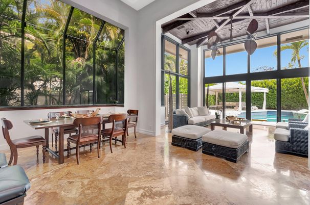 Dining room, Interior, Pool, Sun Room