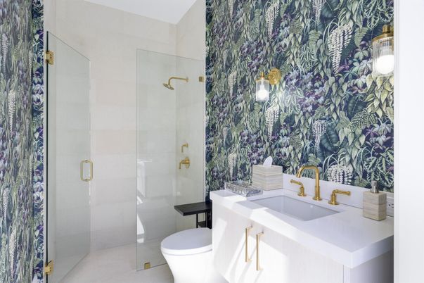 Bathroom, Glass Shower, Interior