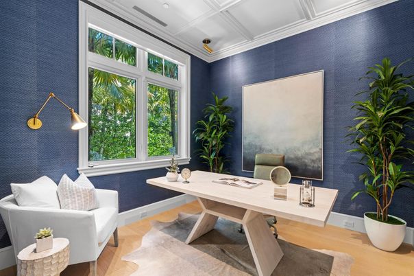 Home Office, Interior, Wood Texture Flooring