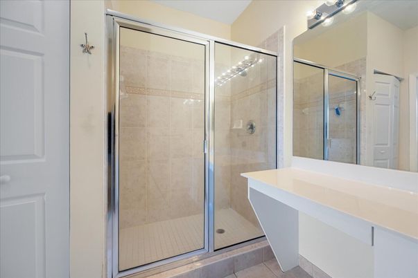 Bathroom, Free Standing Baths, Glass Shower, Interior