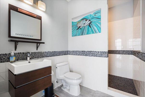 Bathroom, Interior, Wood Texture Flooring