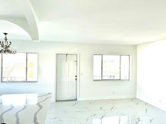 Chandelier, Empty room, Interior, Marble