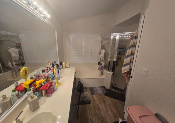 Bathroom, Interior, Wood Texture Flooring
