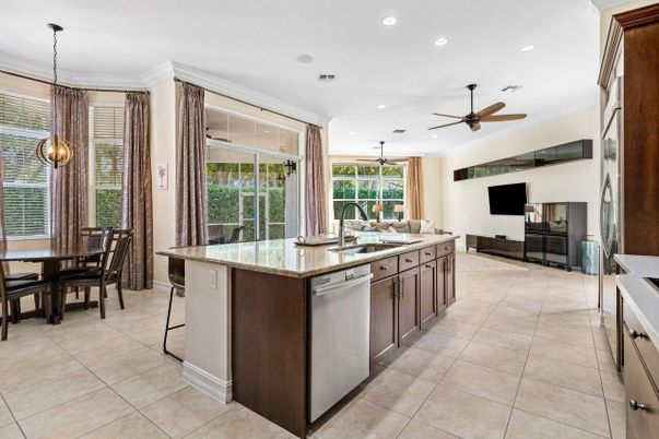 Dining room, Interior, Kitchen, Pendant Lights, Recessed Lighting