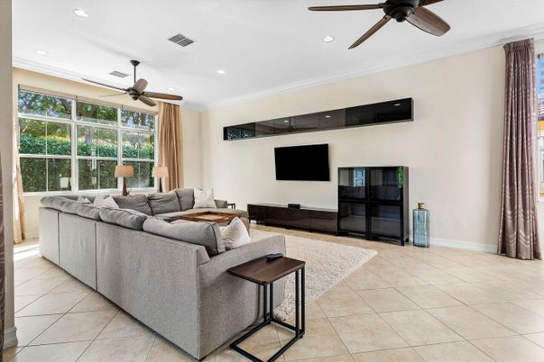 Interior, Living room, Recessed Lighting