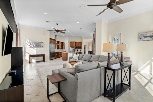 Interior, Kitchen, Living room, Recessed Lighting, Stainless Steel Appliances